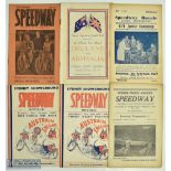 1935-53 Australia + Sydney Speedway Programmes, to include the Empire speedway 30th Nov 1935,