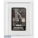 c1901 Ogden's Cigarettes J Ball Golf Card real photograph cigarette card with black border, small