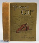 Park, W Jnr - "The Game of Golf" 2nd ed 1896 original decorative pictorial cloth boards and spine,