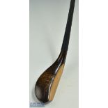 Royal North Devon Golf Club 125th Anniversary Replica of an early longnose beech wood baffie in