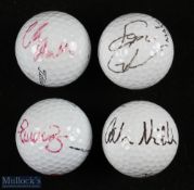 Collection of Swedish LPGA, European, Asia Tour Winners signed golf balls (4) Sophie Gustafson 27x