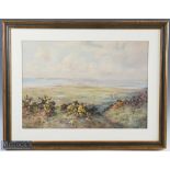 H Percy Heard - RBA, RA, Walker Gallery (1866-1940) View of Royal North Devon Golf Course - large