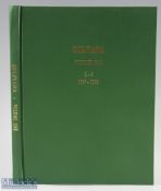 Golfiana Magazines - Bound Volume No.1 Quarterly magazine from Spring 1987 to Spring 1988 edited and