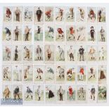 Rare Set of Copes Bros & Co Ltd Cigarette Cards titled 'Cope's Golfers' c1900 complete set of 50/