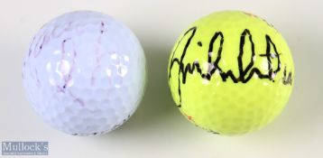 2x American All Time Leading Professional Ladies Prolific Major & Award Winners signed golf