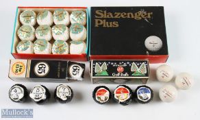 Mixed Golf Ball Selection inc Slazenger plus 162 balls x12, all wrapped, with 2 boxes of 3x Dunlop