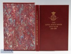 The Royal North Devon Golf Club 1864-1989 signed - 125th Anniversary Deluxe Ltd ed - published by