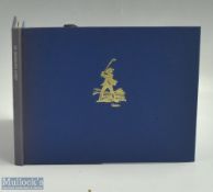 Hamilton, David signed - "Early Golf at St Andrews" publ'd in 1987 no. 4/350 ltd ed copies, blue