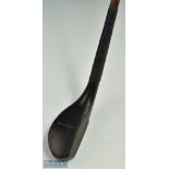 J Thomson dark stained beech wood late longnose driver c1890 - head measures 4.75 x 1.75" x 1 1/8"