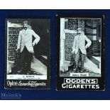 c1901 Ogden's Cigarette Cards (2) - both of James Braid with one card Guinea Gold Cigarettes