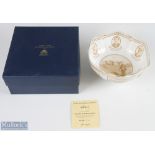 Bill Waugh Millennium Golf Collection Aynsley Bone China Bowl - ltd ed no. 272/2000 featuring Old