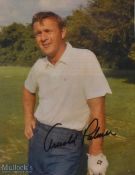 Arnold Palmer Signed Photograph signed in black marker, mf&g, frame 37cm x 32cm