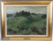 William Drummond Bone RSW, ARSA (1907-1979) "A Country Golf Course-Summertime" c1940 - oil on