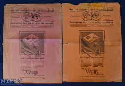 Scarce 1960 New Zealand in SA Rugby Programmes (2): Issues for W Province and for S Africa (2nd