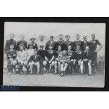 Rare 1905 All Blacks Rugby Team Postcard: Lovely b/w postcard featuring a team photo of the '