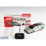 Go Radio Controlled Silver Racer Car Boxed modelled after a Jaguar XJ220 in silver, with