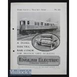 A Diesel Electric Rail Coach for Branch Line Working 1935 Made by English Electric. A 12 page