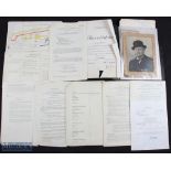 Small Collection of Mixed Ephemera & Documents to include photographs, certificates, c1920 solicitor