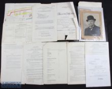 Small Collection of Mixed Ephemera & Documents to include photographs, certificates, c1920 solicitor