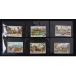 1900 German Lizbig Trade Advertising Cards Bilder aus Japan, size 10.5cm x 7cm (6)