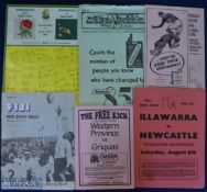 1954-1996 S Hemisphere Rugby Programme Interest (6): To inc S Africa v England at Ellis Park,