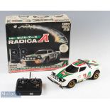 Tomy Japan Radio Controlled 1/12 Scale Lancia Stratos Car with applied livery stickers, with