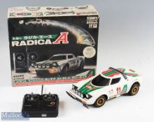 Tomy Japan Radio Controlled 1/12 Scale Lancia Stratos Car with applied livery stickers, with