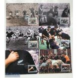 2003 NZ Centenary of Test Rugby Postcards (6): Super collection of cards depicting scenes from 1937s
