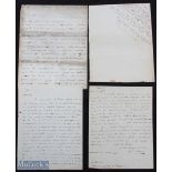 Napoelonic Wars - Count Woronzow, Russian Ambassador to England important Autographed Letter date 11