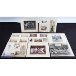 c1913 Women's Golf Photographs Hopwood Flintshire v Lancashire and Postcards 10 pages of 60 + images