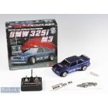 Taiyo Japan BMW 325i M3 Radio Controlled Car Boxed with dark blue body with controller, appears