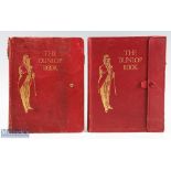 c1920 The Dunlop Book Motorists Guide Counsellor & Friend - 2 books - one has some damage to cover