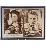 c1955 Very Scarce James Dean Signed German Cinemascope Illustrated Press Brochure of Rebel Without a