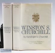 Winston S Churchill book by Martin Gilbert companion volume 1, parts one and two. Both first