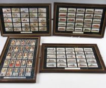 Frames Cigarette Cards to include 2 flowers sets Players Kings & Queens of England, Players Game