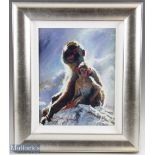 Rolf Harris (Signed) Baboons Picture Limited Edition Colour Print on Board, could be of the