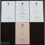 1977, 1979 & 1981 France v Wales Rugby Dinner Menus (3): From those three consecutive Welsh away