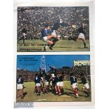 1967 French Rugby Tour of South Africa Poster: 'Magnifique' ex-magazine poster of action images from