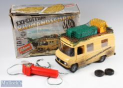 Schuco Expedition Kilimandscharo Safari-Wagen Mercedes 408 Battery Operated Van with roof rack and