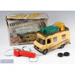 Schuco Expedition Kilimandscharo Safari-Wagen Mercedes 408 Battery Operated Van with roof rack and