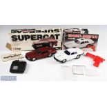 Two Corgi Boxed Remote Controlled Jaguar Cars M5300 The Saints Jaguar XJS and M5720 Supercat