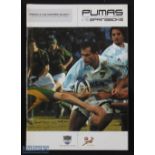 Rare 2004 Argentina v S Africa Rugby Programme: For the match for at Velez Sarsfield, Buenos