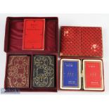 c1933 Bezique and Rubicon Bezique card game with booklet for polish and four-handed bezique,