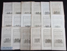 1772-1779 Acts of Parliament, a collection of 18 acts, with noted items of, Docks in Cornwall and