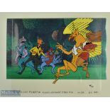 c1976 Star Trek Filmation Norway Animation Cel Background Production art, this is an original
