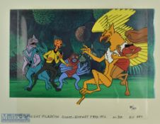 c1976 Star Trek Filmation Norway Animation Cel Background Production art, this is an original