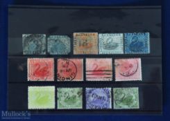 Australia - Western Australia; Collection Of 13 Postage Stamps 1854 - 1910 Included some interesting