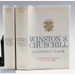 Winston S Churchill book by Martin Gilbert companion volume 1, parts one and two. Both first
