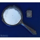 1909 Birmingham Silver Hallmarked Vesta case, made by WJM & Co Birmingham - this has a small