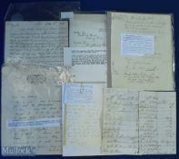 Various Letters and Documents - Sir Augustus Harris (1852-1896) Manager of Drury Lane and William